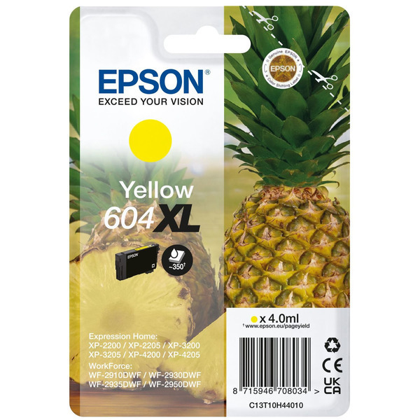 Original Epson Tinte C13T10H44010 / 604XL / C13T10H44010 gelb für C13T10H44010